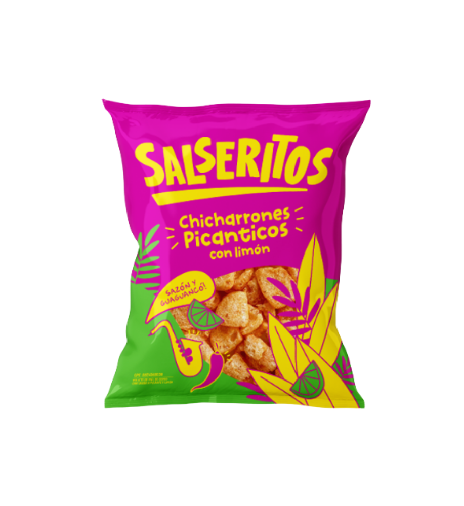 Salseritos Chicharron Picntico/Limon 60G