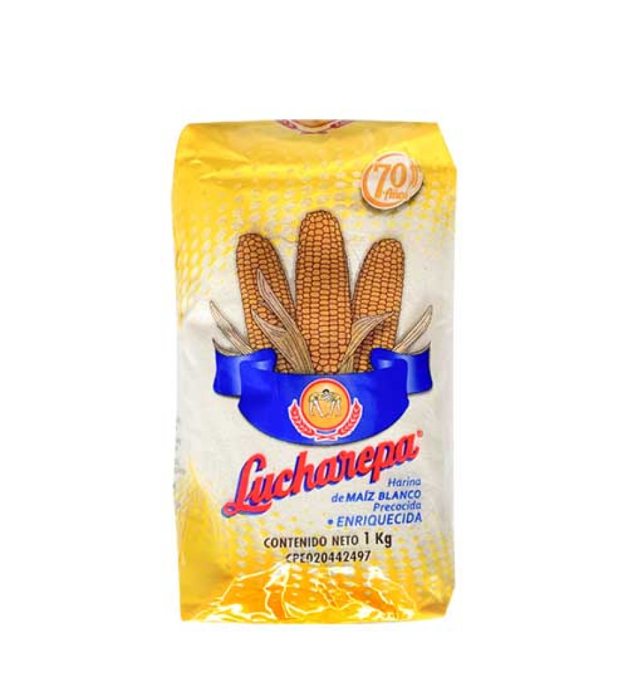 Harina de Maiz Blanco Lucharepa 1KG