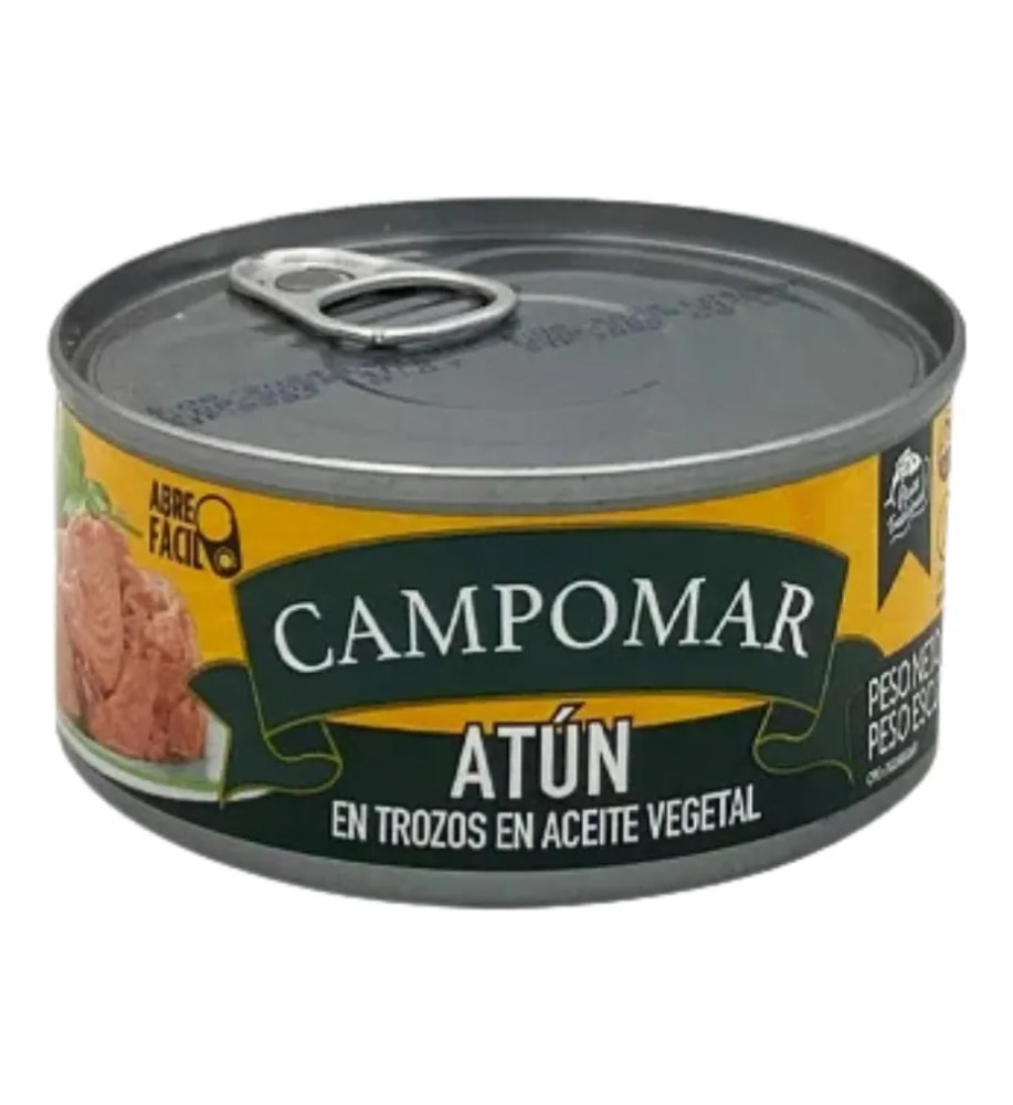 Atun Campomar en Trozos Aceite Vegetal 140GR