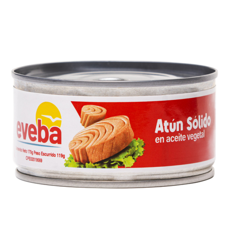 Atun Eveba EN Aceite Vegetal 119 GR