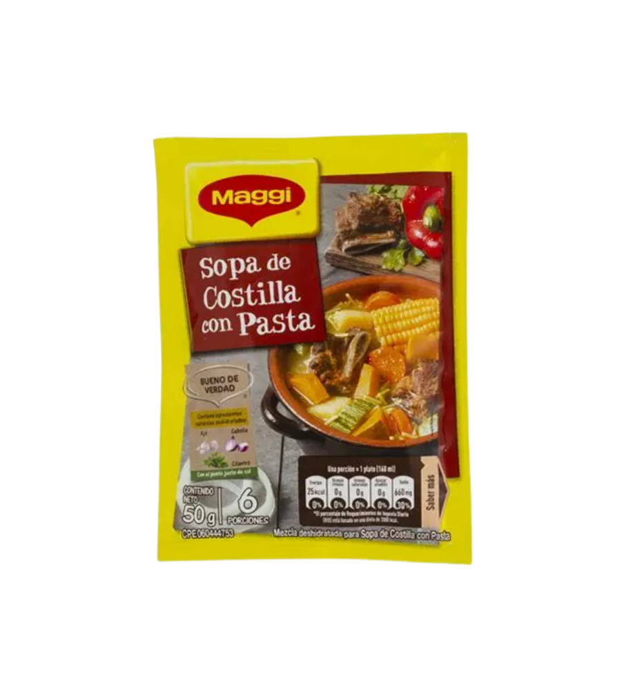 Sopa de Costilla CON Pasta