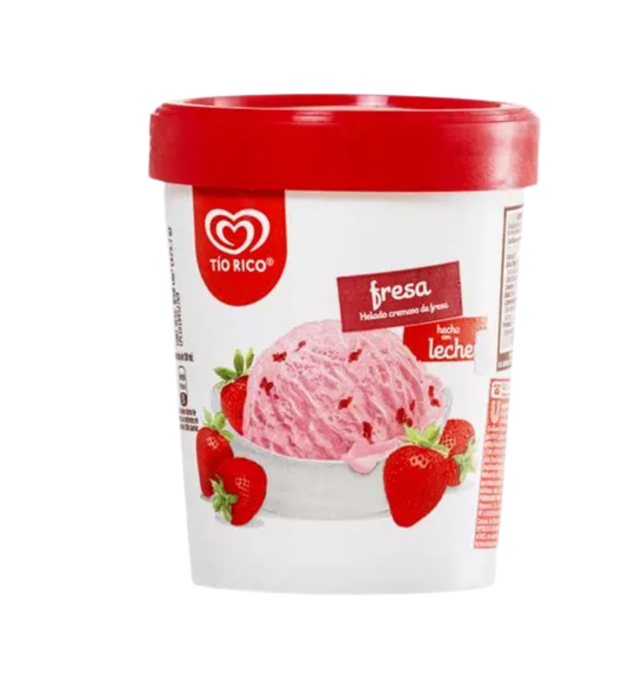 TIO Rico Helado Fresa 850ML