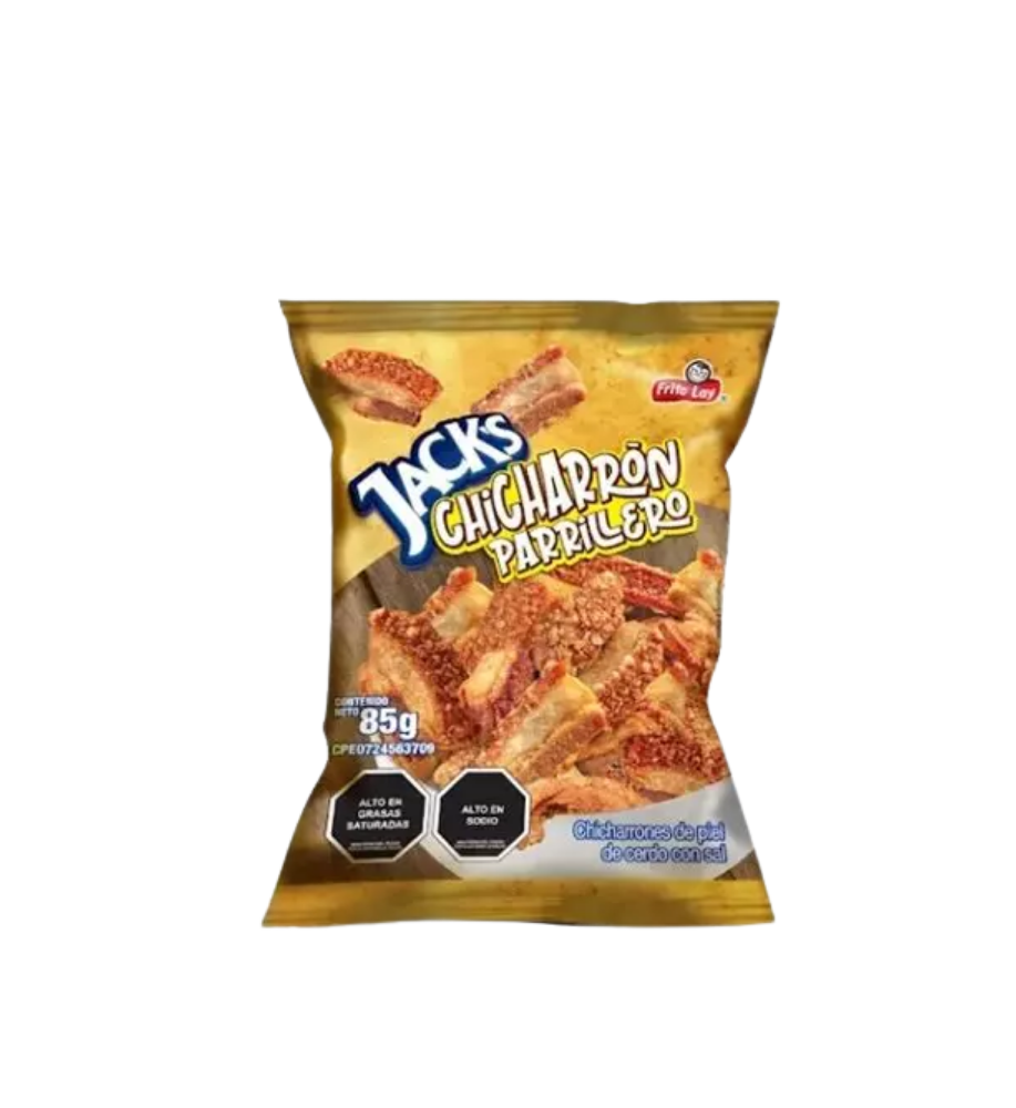 Jacks Chicharron Parrillero 85 GR