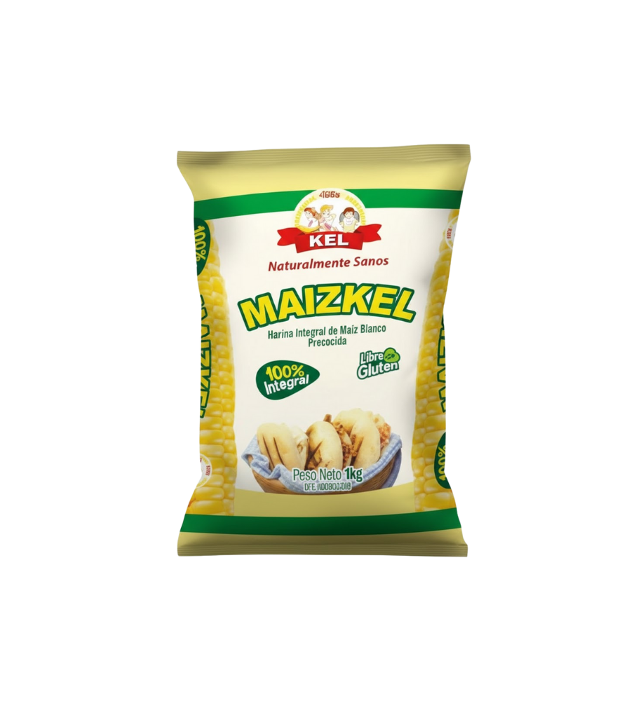 Harina Blanca Integral Maizkel 1 KG