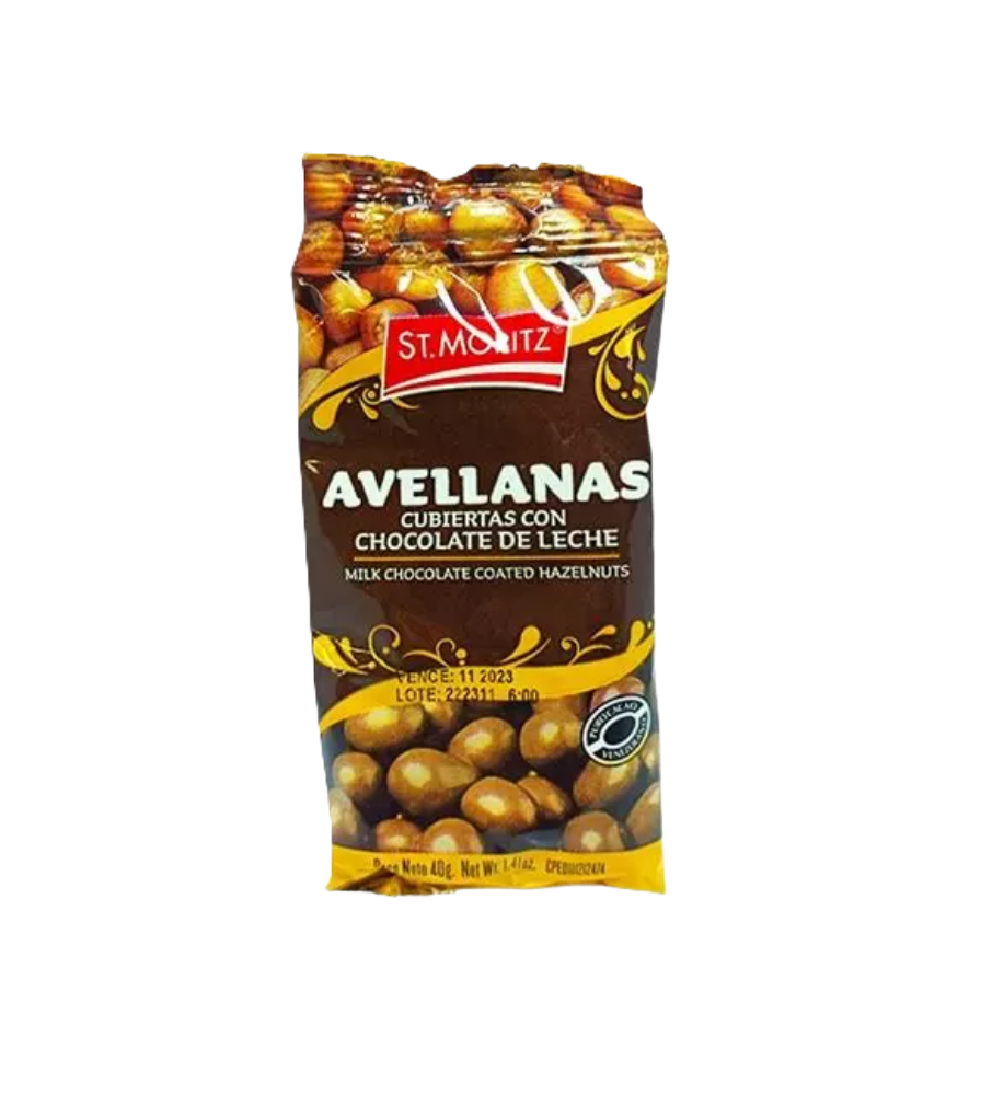 Avellanas C/Chocolat Lech ST Moritz 40G
