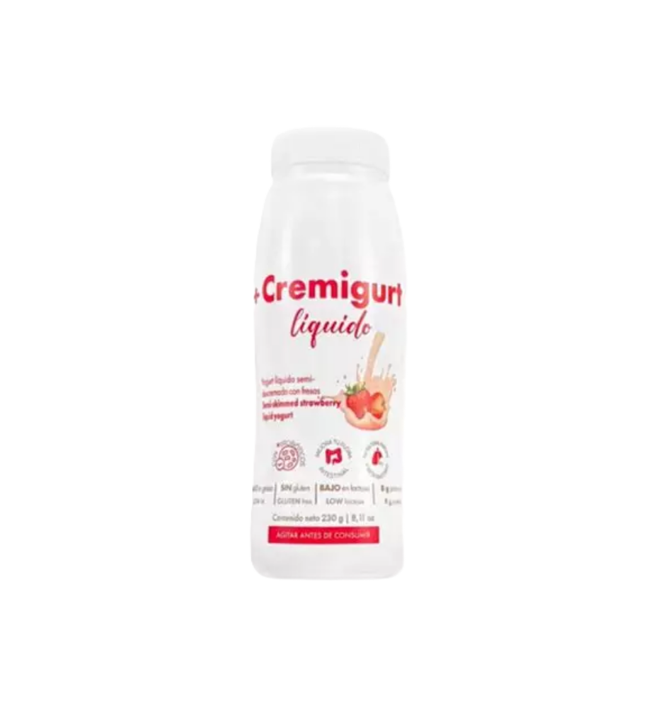 Crem Gurt Semi-Descremado Fresa 230 G