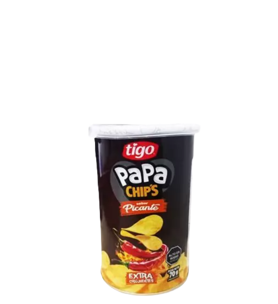 Papas Chips Tigo Sabor Picante 70GR