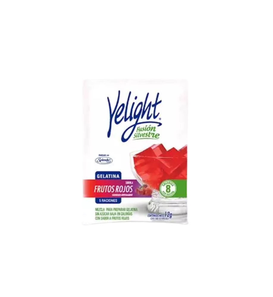 Gelatina Frutos Rojos 14 GR